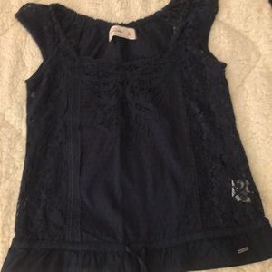Navy blue Abercrombie kids shirt